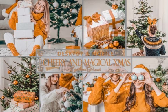 12 Cheery and Magical Xmas Lr Presets for Actions Amp Branding