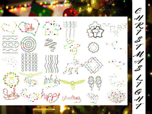 Cristmas Lights SVG JPG PNG Bundle Review