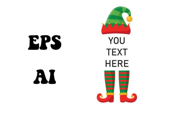 Elf Hat and Legs Review: A Playful Print Template for Branding