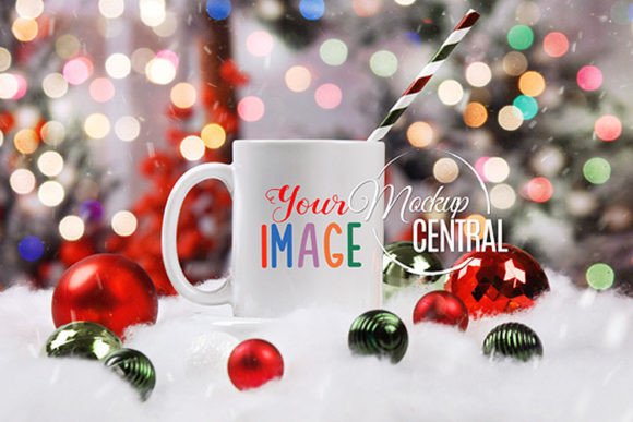 Kids Hot Cocoa Blank Cup Mockup for Mugs Amp Branding