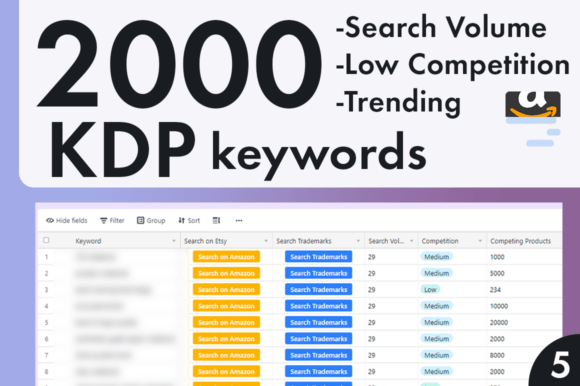 Low Competition Keywords for KDP Niches: A Designer's Review