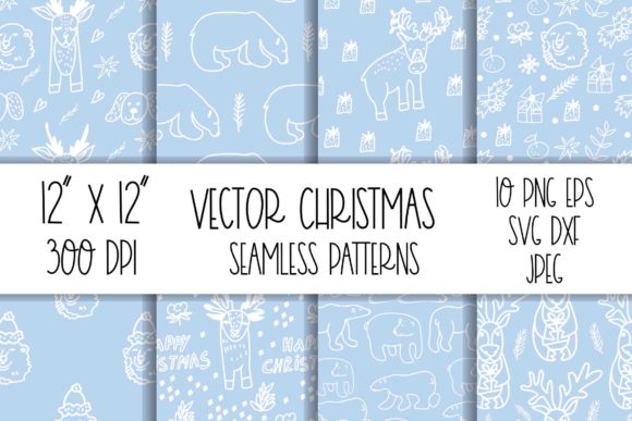 Polar Bear Digital Paper.Seamless Christ Review