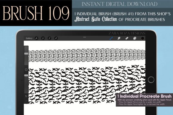 Procreate Brush 109 – Abstract Suite: The Ultimate Brushes for Bold Branding