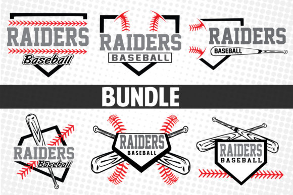 Raiders Baseball -Softball Bundle for Crafts and Design