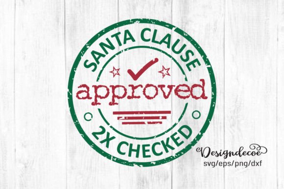 Santa Clause Approved 2x Checked Stamp: A Crafts Review