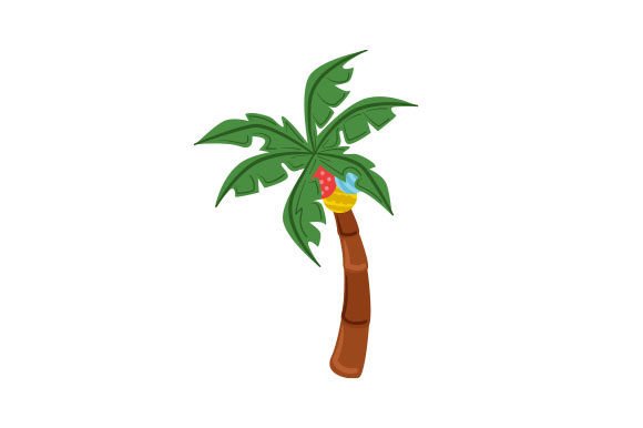 Tropical Christmas - Christmas Palm Tree for Holiday Content
